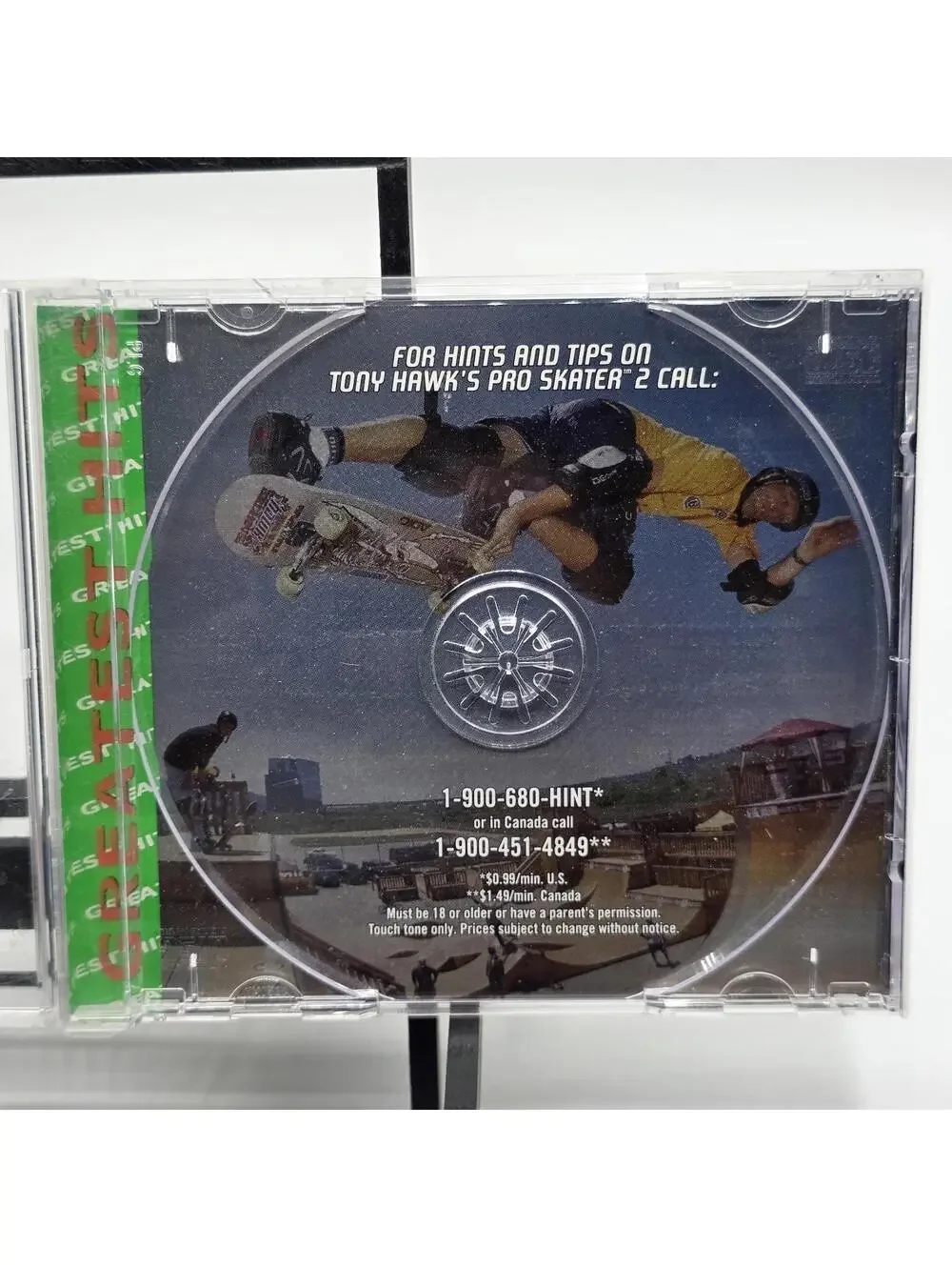 Tony Hawk's Pro Skater 2 PS1 PlayStation Greatest Hits Tested Working No Manual